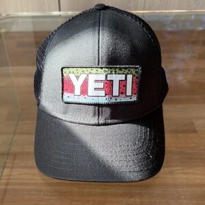 YETI SnapBack Black Hat with Vibrant Logo Patch